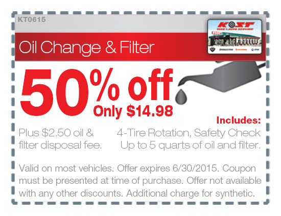 oil_change_coupon_6_30 Kost Tire and Auto Tires and Auto Service